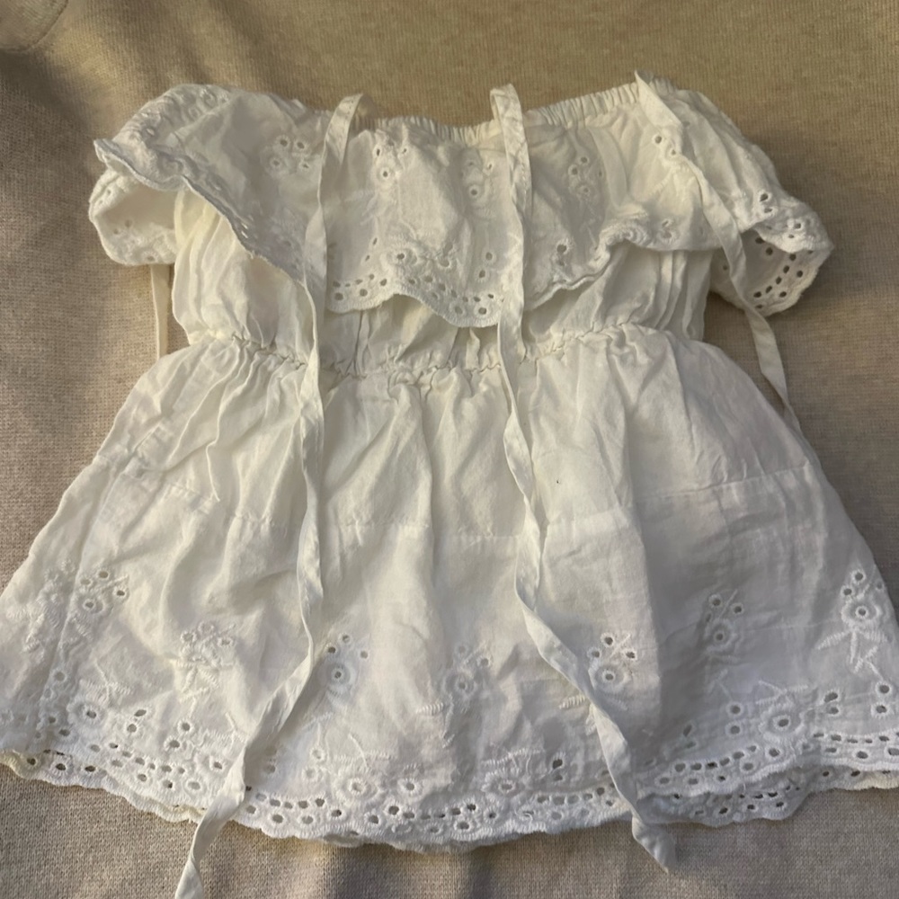 Baby white summer blouse